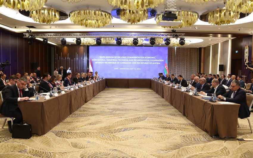 Состоялось 10-е заседание Смешанной комиссии Азербайджана и Австрии