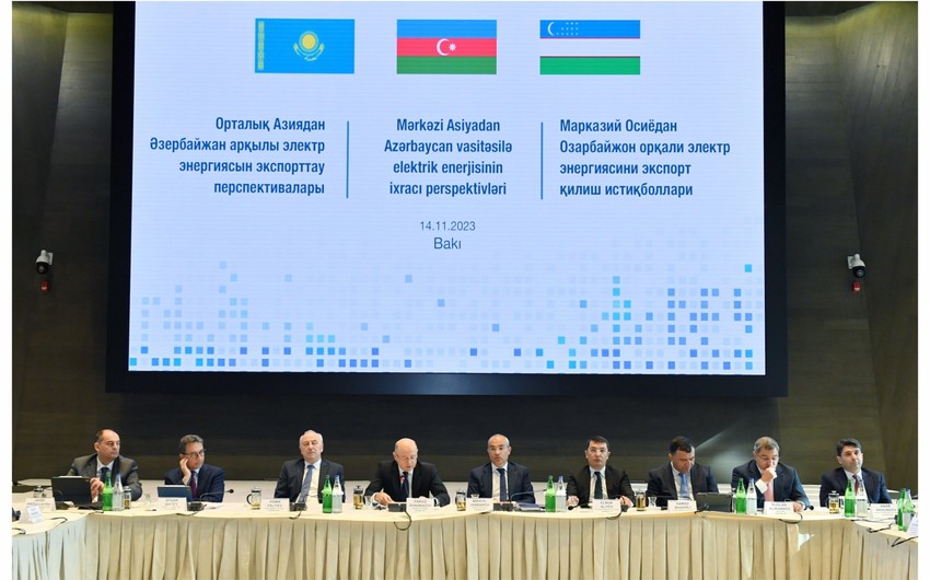 Azerbaijan mulls transportation of electricity from Central Asia