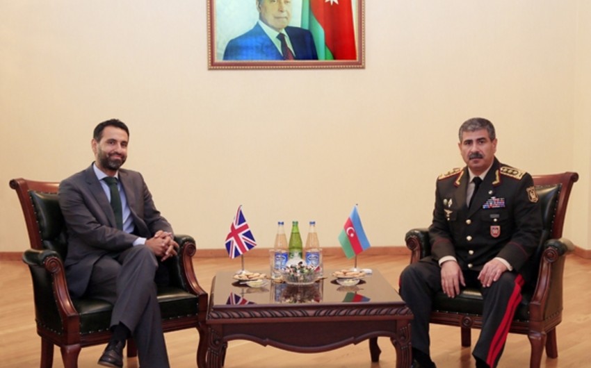 Azerbaijan and Great Britain discussed military cooperation