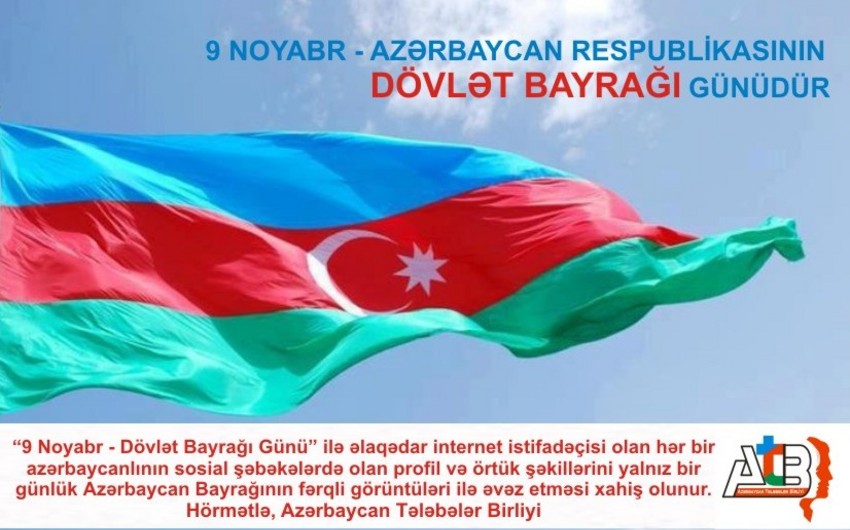 ​Azərbaycan Tələbələr Birliyi “Bayraq günü” üçün həmrəylik çağırışı edib