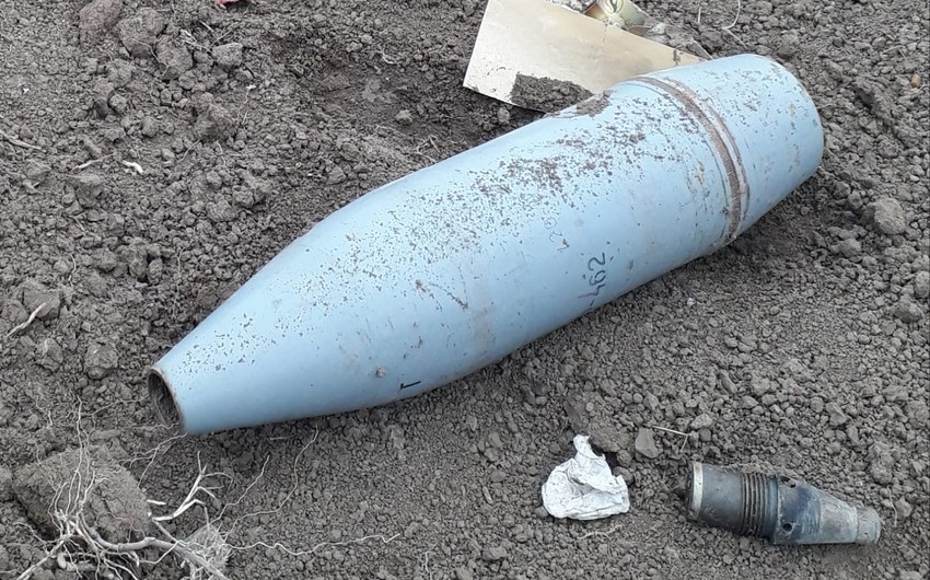 В прифронтовой зоне обнаружены закопанные армянами снаряды 