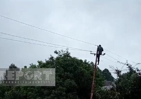 Astarada leysan elektrik təsərrüfatına və vətəndaşlara ziyan vurub