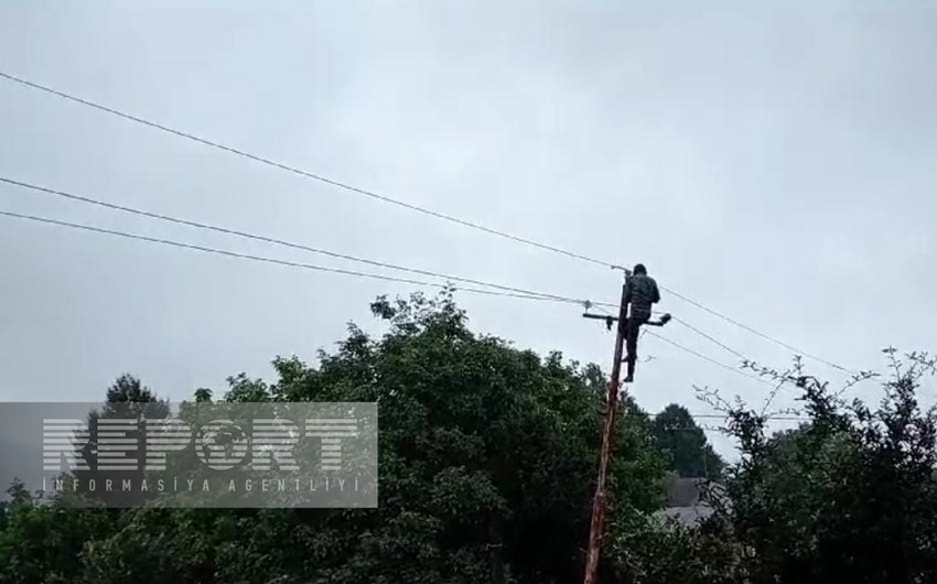 Astarada leysan elektrik təsərrüfatına və vətəndaşlara ziyan vurub