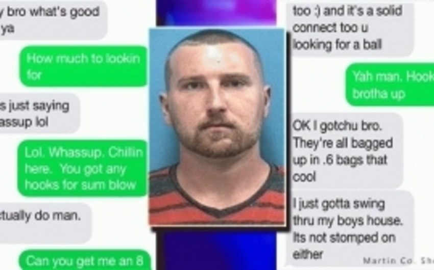 ​Во Флориде продавец наркотиков нечаянно написал полицейскому