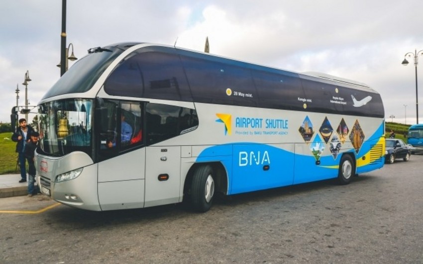 Heydər Əliyev Beynəlxalq Aeroportuna hərəkət edən avtobusların dayanacaqlarının sayı artırılıb
