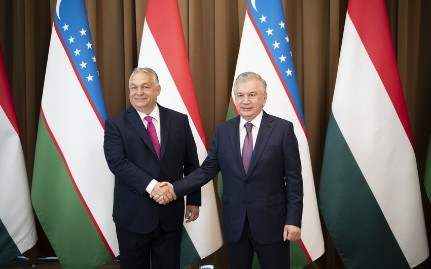 Hungarian, Uzbek leaders mull strengthening bilateral relations in Shusha