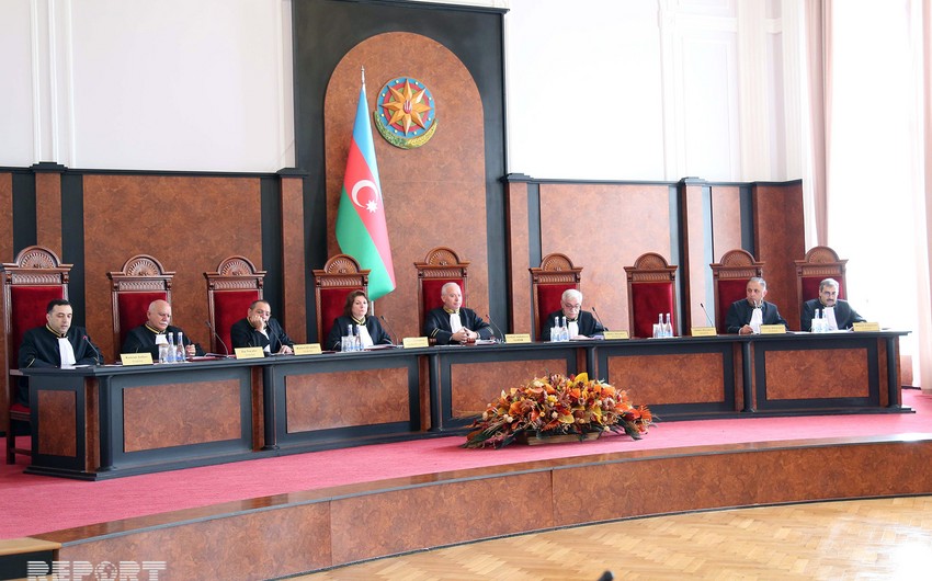 Constitutional Court issues a testimonial on a draft Referendum Act presented by President Ilham Aliyev - UPDATED