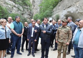 Зарубежные дипломаты побывали  на месте трагедии в автомобильном тоннеле Кяльбаджар -Лачын