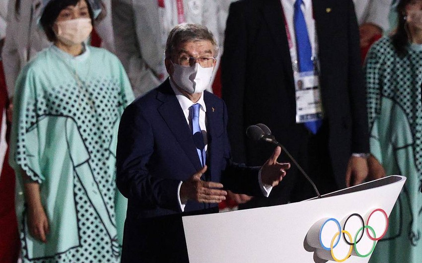 Токио-2020: Глава МОК посетил первые медальные соревнования