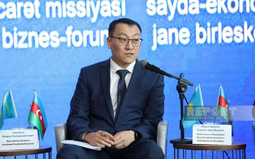 Qazaxıstan rəsmisi: Azərbaycanla ticari əməkdaşlığın inkişafında maraqlıyıq”