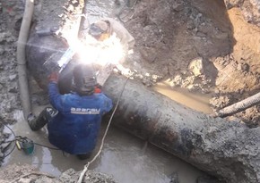 На магистральном водопроводе в Баку произошла авария