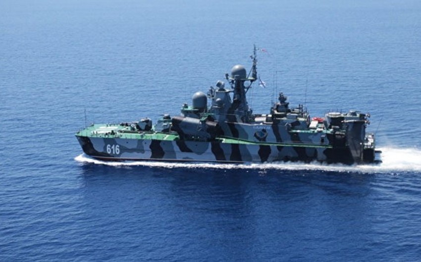 Российские корабли провели учения в Средиземном море с использованием глубинных бомб