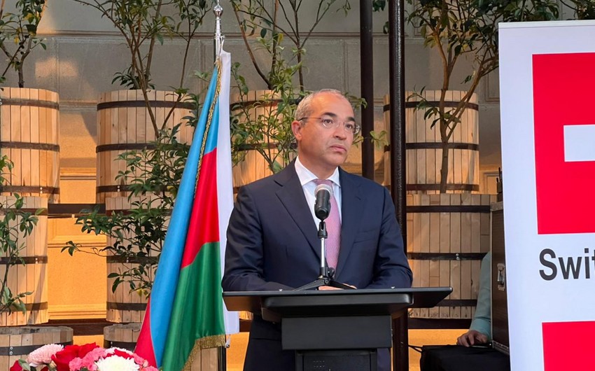 Министр: Товарооборот между Азербайджаном и Швейцарией увеличился более чем в два раза