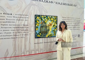В павильоне ВДНХ в Москве открылась выставка азербайджанской художницы