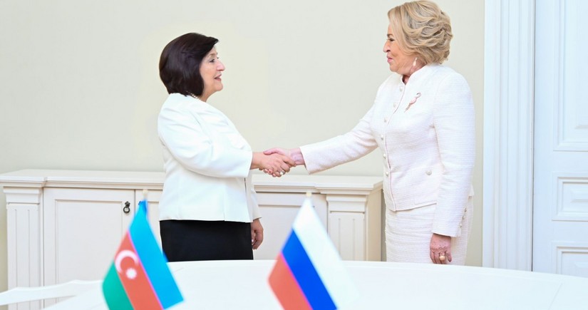 Сахиба Гафарова провела ряд встреч в Санкт-Петербурге