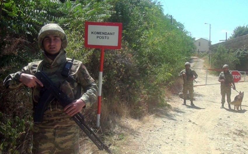 Service activities of Azerbaijani military police organized in Lachin city, Zabukh, Sus villages