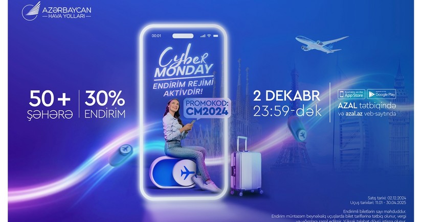 AZAL Cyber Monday kampaniyası ilə endirimlərə davam edir