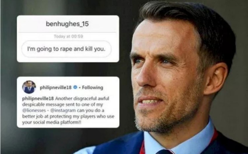 England women football player receives rape and death threats