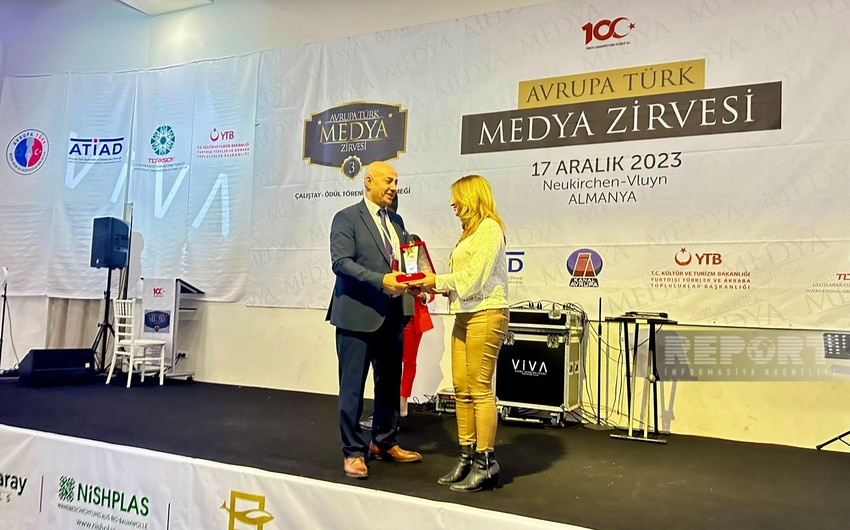 Report Information Agency awarded Turkic World Press Award