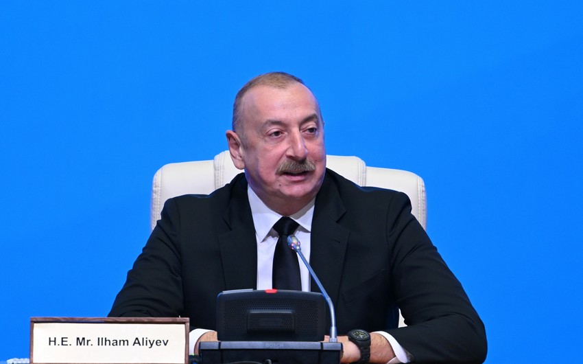 İlham Əliyev: Azərbaycanda yaşayan müxtəlif etnik qrupların və dinlərin təmsilçiləri dövlətimizin vətənpərvər insanlarıdır