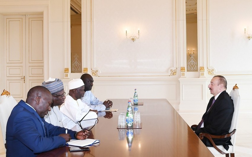 President Ilham Aliyev receives Gambia Foreign Minister