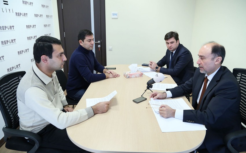 Head of Azerbaijan Banks Association visits Report News Agency