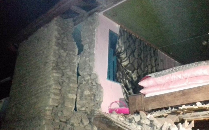 Последствия землетрясения в Шамахы - ВИДЕОРЕПОРТАЖ