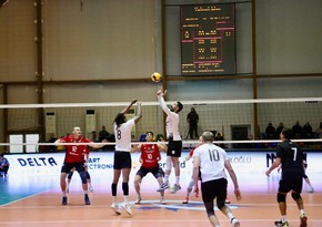 Kişi voleybolçular arasında Azərbaycan Yüksək Liqasında II tura yekun vurulub