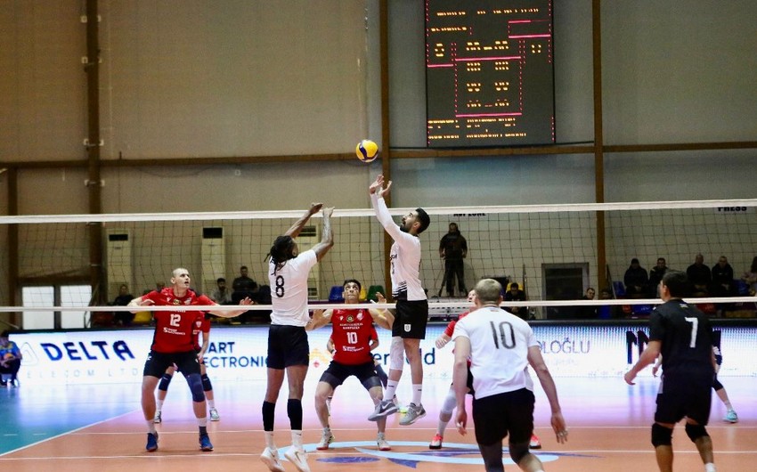 Kişi voleybolçular arasında Azərbaycan Yüksək Liqasında II tura yekun vurulub