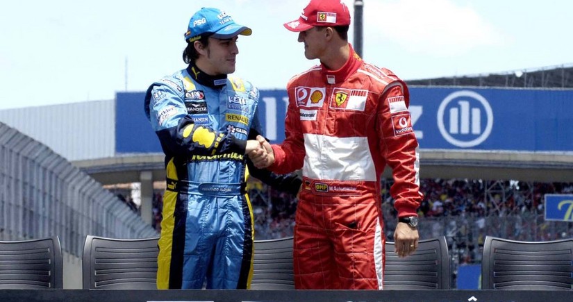 Алонсо и Шумахер - самые влиятельные пилоты Формулы 1