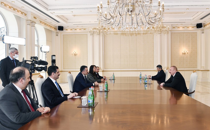 President Ilham Aliyev receives Turkish minister of agriculture and forestry