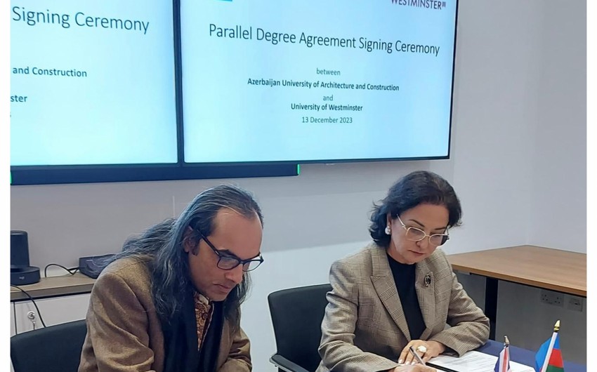 Azerbaijani, UK universities ink agreement on double diplomas