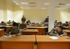 Azərbaycan Ordusunun kadr orqanı işçiləri ilə keçirilən təkmilləşdirmə kursu başa çatıb