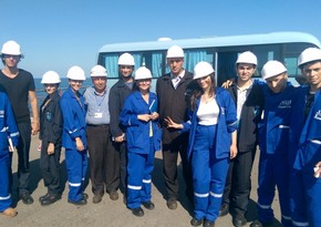 ​BHOS students taking internship at “Oil Rocks” - PHOTO