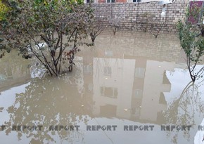 Güclü yağış Xaçmazda 30-dan çox kəndi elektrik enerjisiz qoyub