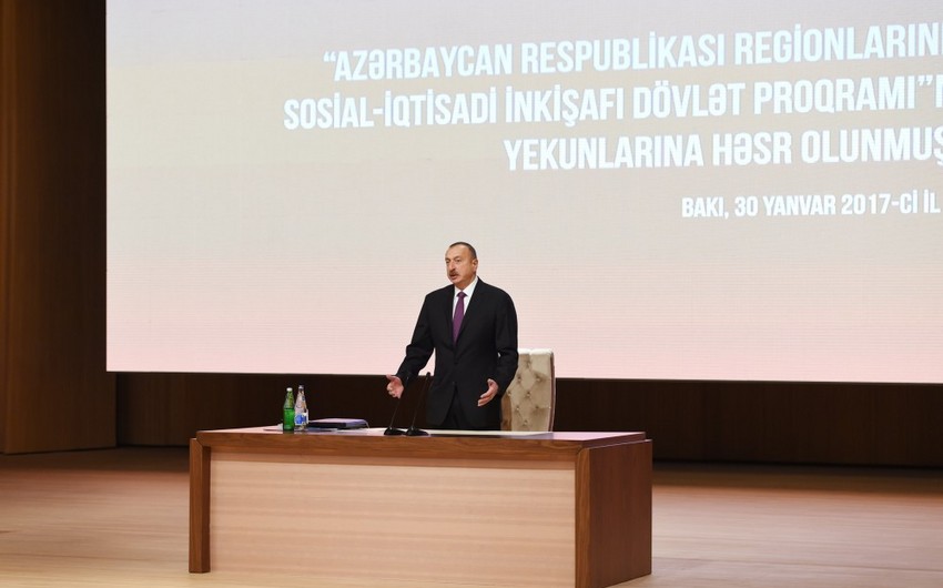 Prezident: “Azərbaycan üçün istənilən layihəyə kredit almaq artıq çoxdan problem deyil”