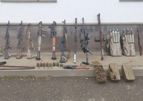 Azerbaijani police discover large cache of weapons in liberated territories