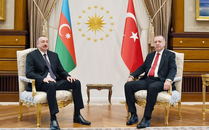Президент Ильхам Алиев направил письмо Эрдогану
