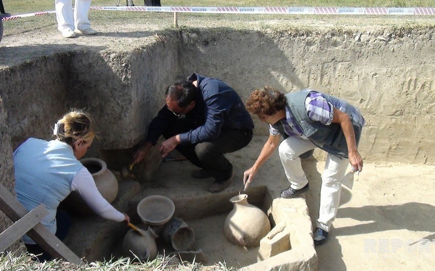 В Шеки обнаружены памятники античного периода - ФОТО