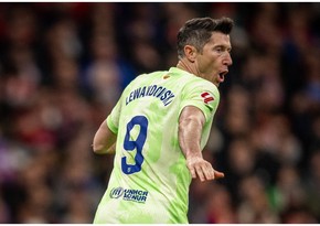 Levandovski son 4 mövsümdə “Barselona”da 35 qol vuran ilk futbolçu olub