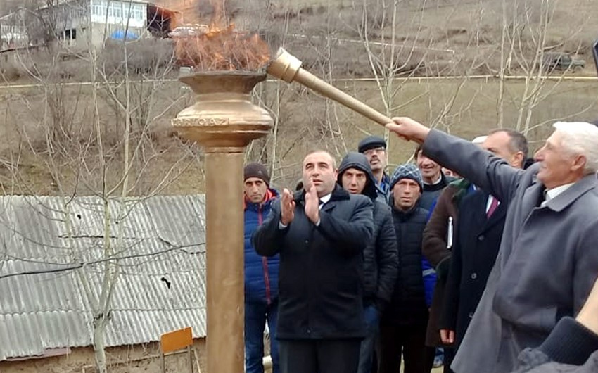 Gədəbəyin dörd yaşayış məntəqəsinə təbii qaz verilib