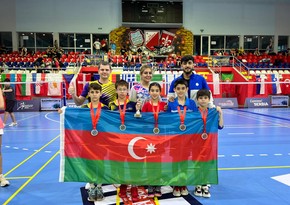 Азербайджанские бадминтонисты завоевали 4 медали на международных соревнованиях в Сербии
