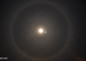 Lunar corona over Azerbaijan - PHOTO