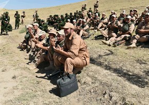 Rusiya hərbçiləri Tacikistanda təlim keçirir