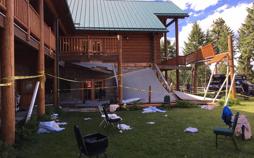 При обрушении здания в штате Монтана пострадали более 50 человек