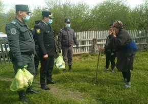 Полиция помогла неимущим семьям и одиноким людям в Гахе - ФОТО - ВИДЕО