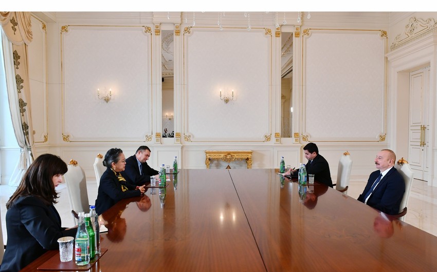 President Ilham Aliyev receives Executive Secretary of UN Economic and Social Commission for Asia and Pacific 