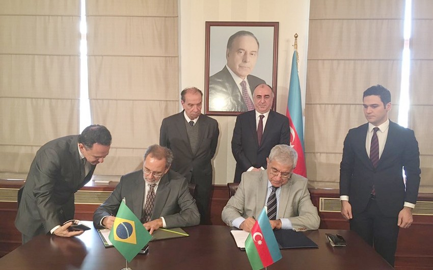 Азербайджан и Бразилия подписали меморандум о взаимопонимании