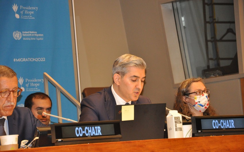 Азербайджан председательствовал на круглом столе в рамках Международного форума по обзору миграции 