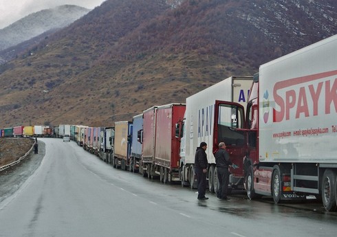 Более 3 тыс. грузовиков ждут очереди на российско-грузинской границе